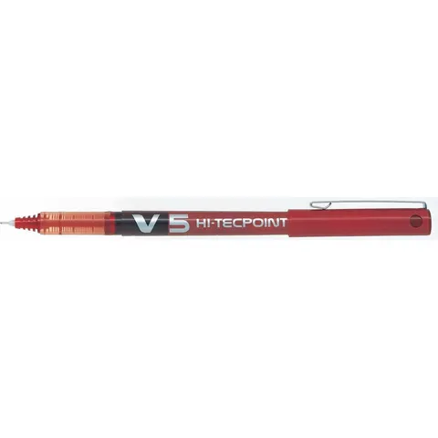 Rollerpen PILOT Hi-Tecpoint V5 fijn rood – afbeelding 2