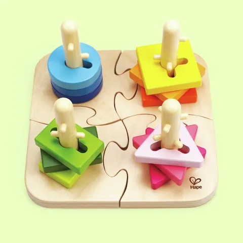 Puzzle à boutons créatifs - Hape – image 2