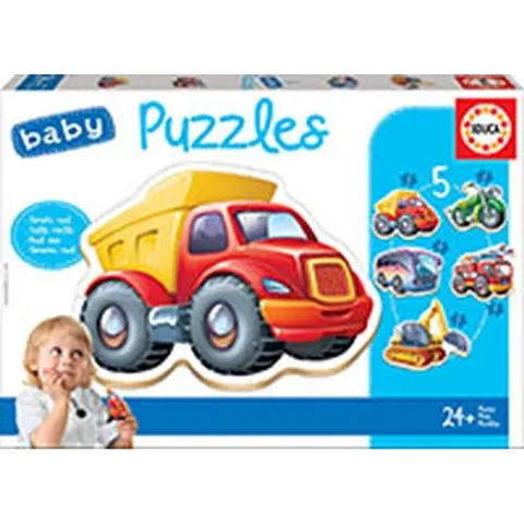 Educa Set van 5 Puzzels - Baby - Auto's – afbeelding 2