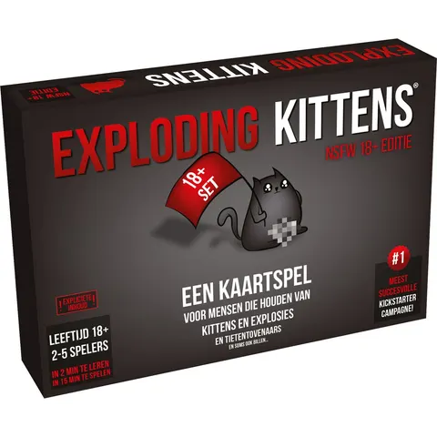 Exploding Kittens NSFW Edition - Engelstalig Kaartspel – afbeelding 2