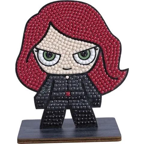 Diamond Painting Marvel Black Widow – afbeelding 2