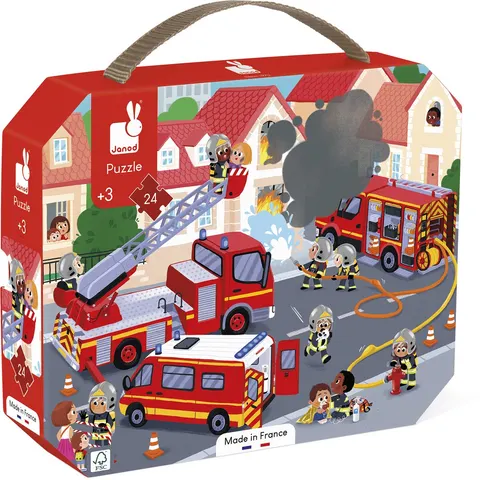 Janod - Puzzel - De brandweer – afbeelding 2