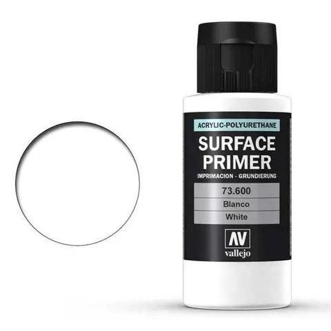 Vallejo Acrylic Polyurethane - Primer White 60ml - VAL73600 – image 2