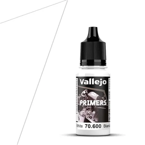 Vallejo Polyurethane Primer White (18ml) – image 2