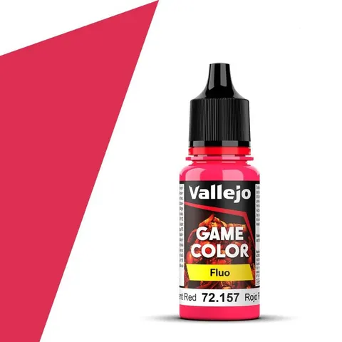 Vallejo Game Color Fluo - Fluorescent Red (18ml) – image 2