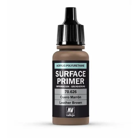Vallejo Polyurethane - Primer Leather Brown 17ml – image 2