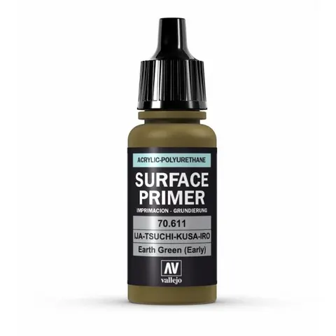 Vallejo Polyurethane - Primer Earth Green (Early) 17ml – image 2