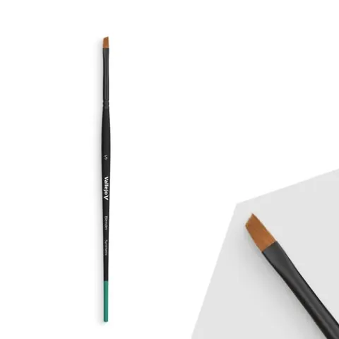 Vallejo AV Blender - Flat Angled Synthetic Brush (small) – image 2