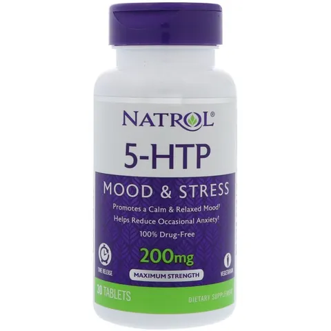 Natrol, 5-HTP, Time Release, 30 Tablets – image 2