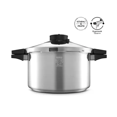 Karaca Quick and Safe Schnellkochtopf, 7 Liter – Bild 2