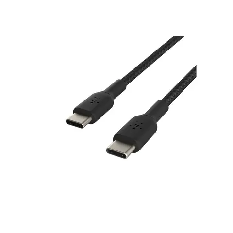 Belkin Geflochtenes BOOST CHARGE USB-Kabel, USB-C, (15 cm) – schwarz – Bild 2