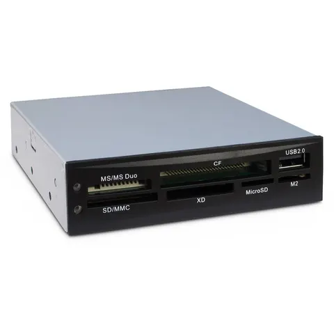 Inter-Tech Card Reader CI-02 USB 2.0 für gängige Speicherk. – Bild 2
