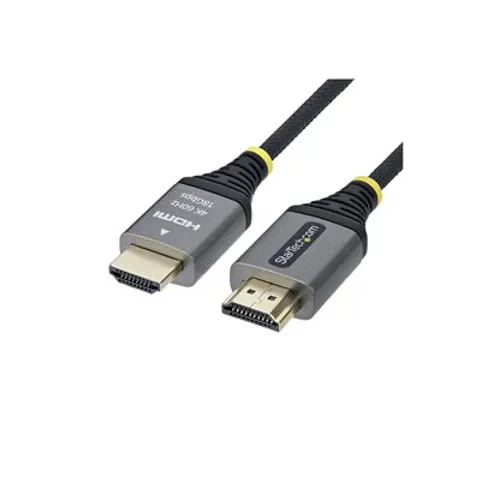 StarTech.com Startech - Premium Hochgeschwindigkeit - HDMI-Kabel mit Ethernet - HDMI männlich zu HDMI männlich - 1 m - abgeschirmt - schwarz & silber - 1440p – Bild 2