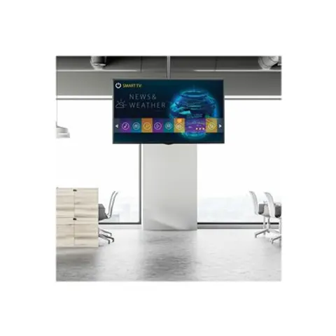 StarTech.com Flachbildschirm Deckenhalterung - für 32 bis 75 LCD, LED oder Plasma TV - schwenkbar für gewölbte Decken - Klammer - für Flachbildschirm - Schwarz – Bild 2