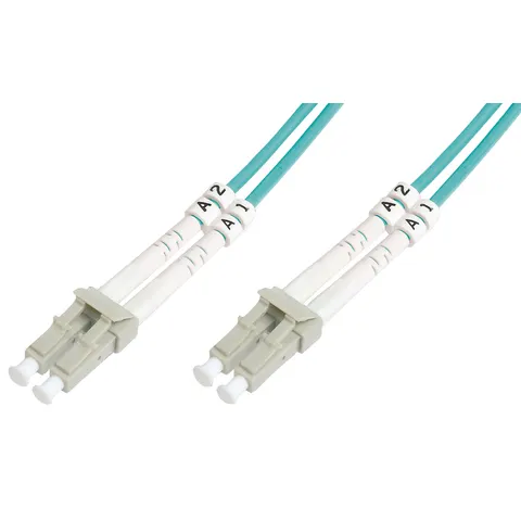 DIGITUS LWL Patchkabel, LC-Duplex - LC-Duplex, OM3, 5,0 m – Bild 2