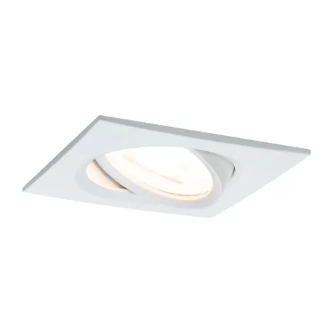 Paulmann LED-Einbauspot Nova eckig schwenkbar step-dim weiß – Bild 3