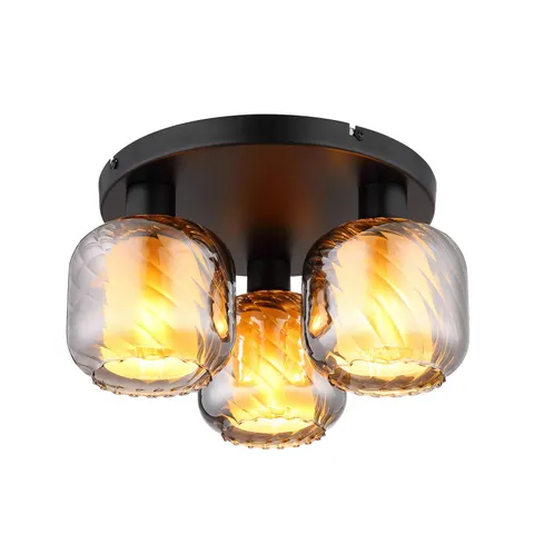 Globo Lighting Deckenleuchte ¦ schwarz Ø: 37 – Bild 2