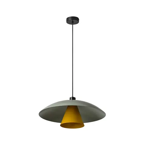 OSRAM Hängelampe Decor Flying Mushroom grün/gelb, Stahl, E27 – grün, gelb – Bild 2