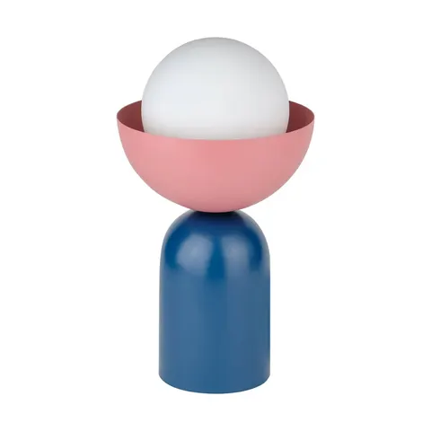 OSRAM Tischleuchte Decor Bowl, blau/pink, Stahl, E14 – blau, pink – Bild 3