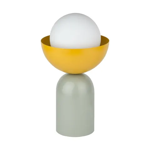 OSRAM Tischleuchte Decor Bowl, grün/gelb, Stahl, E14 – grün, gelb – Bild 3