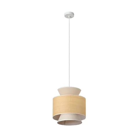 OSRAM Hängeleuchte Decor Wrap Cone, beige, Bast, Leinen, E27 – beige, hellbraun – Bild 2
