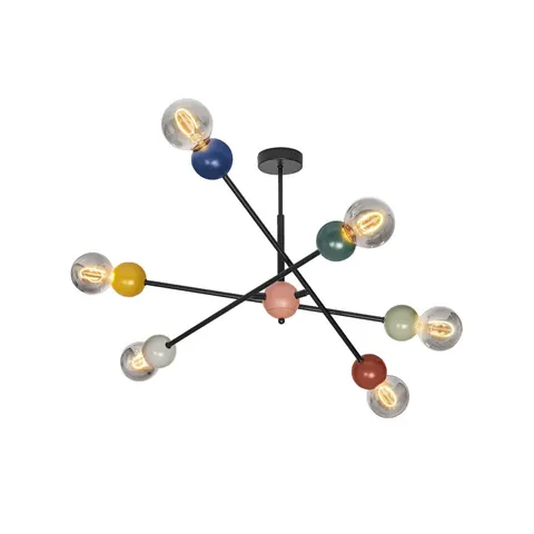 OSRAM DECOR Bubble Pendant Deckenleuchte, 6-flammig, E27, Multicolor – Bild 2