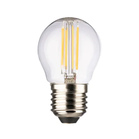 LED-Tropfenlampe E27 4W 2.700 K Filament klar – Bild 2