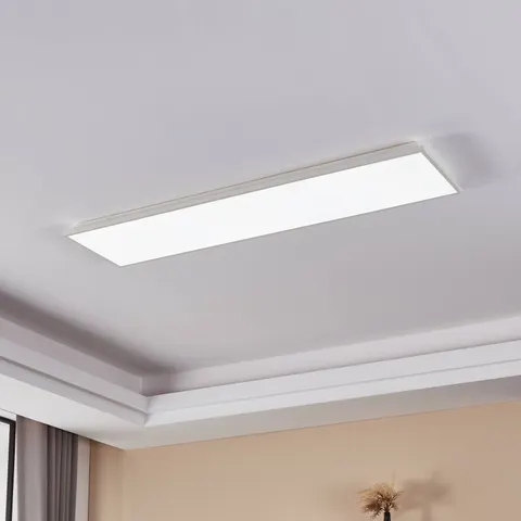 EGLO Deckenleuchte "HERRORA-Z Deckenlampe weiß, Tuneable White, ZigBee 3.0, Panel, Timer", weiß, H: 4cm, 1 Stk., Leuchten, App / Sprachsteuerung Alexa, ‎‎120 x – Bild 2