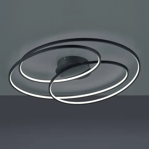 LED-Deckenlampe Gale, 80 cm, schwarz matt – Bild 2