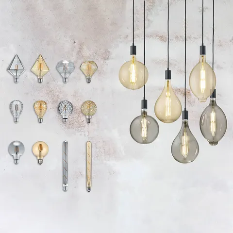 LED-Lampe E27 4W 2.700K Diamant amber – Bild 2