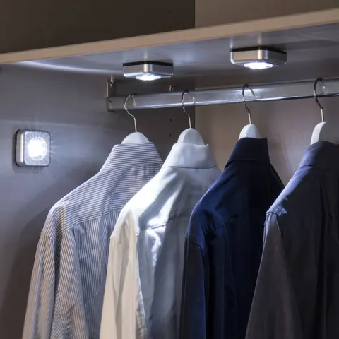 Touchlight - LED-Möbelanbauleuchte im 3er Set – silber, klar – Bild 2