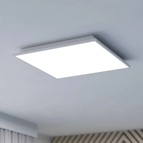 EGLO Deckenleuchte "HERRORA-Z Deckenlampe weiß, Tuneable White, ZigBee 3.0, Panel, Timer", weiß, H: 4cm, 1 Stk., Leuchten, App / Sprachsteuerung Alexa, ‎‎‎30 x – Bild 2