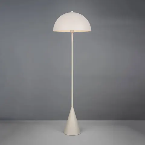 Stehleuchte Alfie, hellgrau matt, Metall, E27 – Bild 2