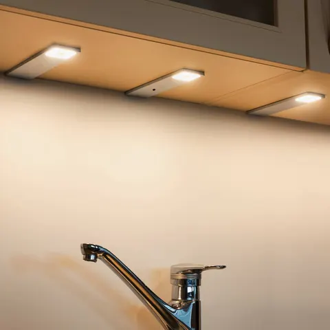 LED-Möbelanbauleuchte Imola, 3er-Set – silber – Bild 2