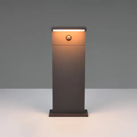 LED-Sockellampe Ravi, anthrazit, Höhe 50 cm, Sensor, IP54 – Bild 2