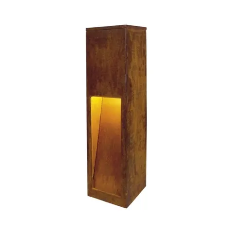 SLV Rusty Slot 50 rust brown pillar light – image 2