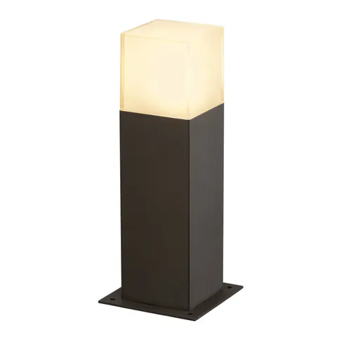 SLV Grafit pillar light, 30 cm – anthracite, opal – image 2