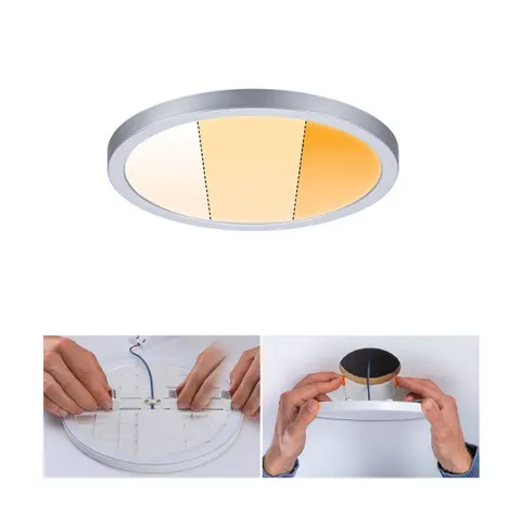 Paulmann Panel Areo warm white 3-step round chrome 17.5 cm – image 2