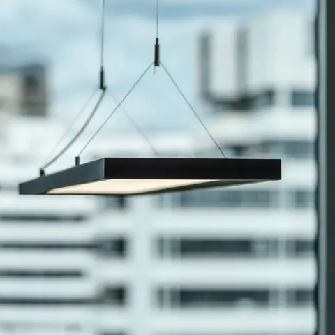 SLV Worklight LED office hanging light, black – image 2