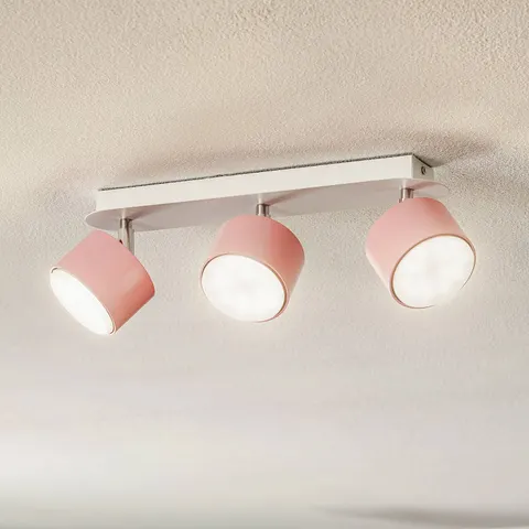 Eko-Light Cloudy ceiling spotlight, 3-bulb, pink – image 2