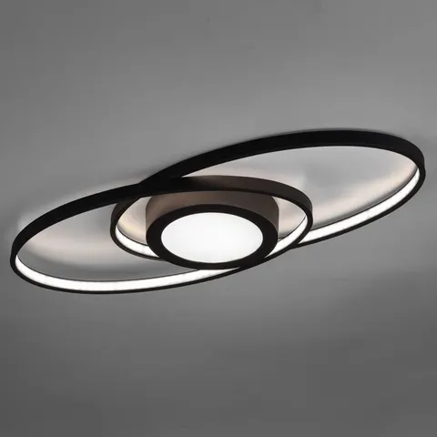Reality Leuchten LED ceiling light Galaxy, dimmable, anthracite – image 2