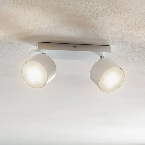 Eko-Light Cloudy ceiling spotlight, 2-bulb, white – image 2