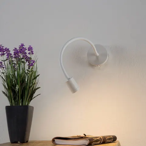 IDEAL LUX Focus flexible LED wall light, white – image 2