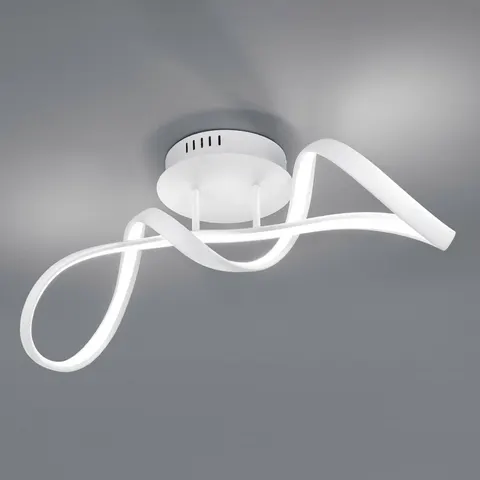 Reality Leuchten Perugia LED ceiling light, switch dimmer, white – image 2