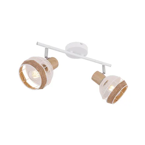 Widy Twin Ceiling Spotlight White 2x E27 – image 1