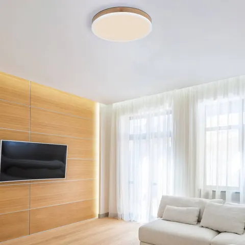 Doro 45cm Flush Ceiling Light White Matt LED 3000K – image 2