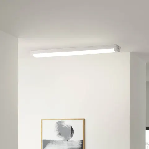Nordlux Burbank IP65 plastic LED sensor batten light, 90 cm, 4,000 K – white – image 2