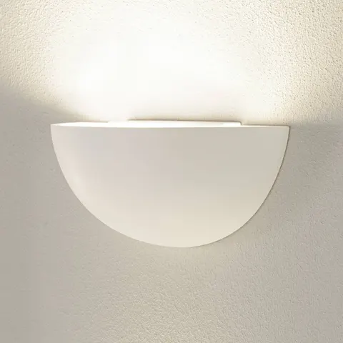 SLV Plastra 101 wall lamp, white, plaster, width 14 cm – image 2