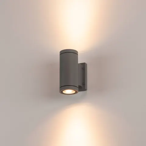 SLV Myra wall lamp, anthracite, aluminium, width cm, up/down – image 2