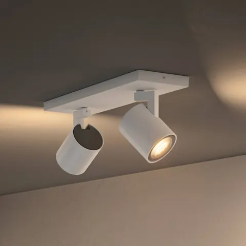 Philips Hue Spot Runner, white, 2-bulb, GU10, dimmer switch – image 2